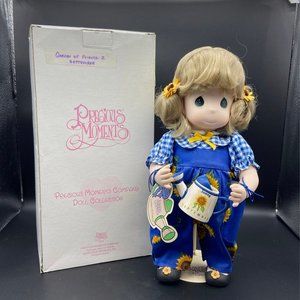 Precious Moments Garden Of Friends Sunny Month Of September Porcelain Doll